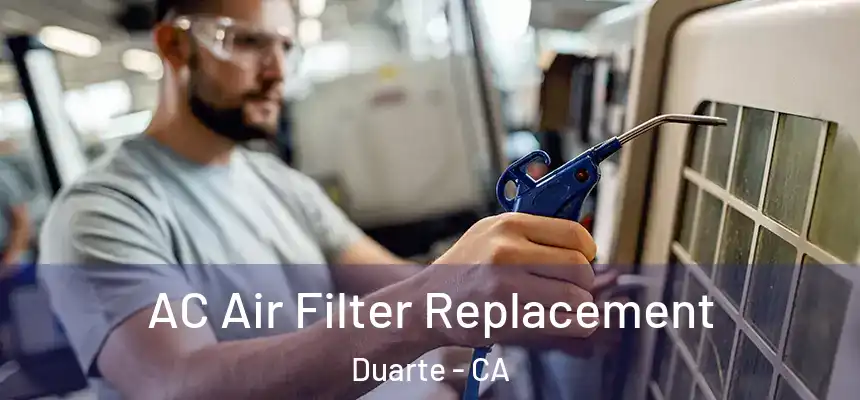 AC Air Filter Replacement Duarte - CA